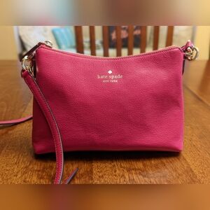 Like New. Kate Spade Crossbody Bag/ Purse, Pink.